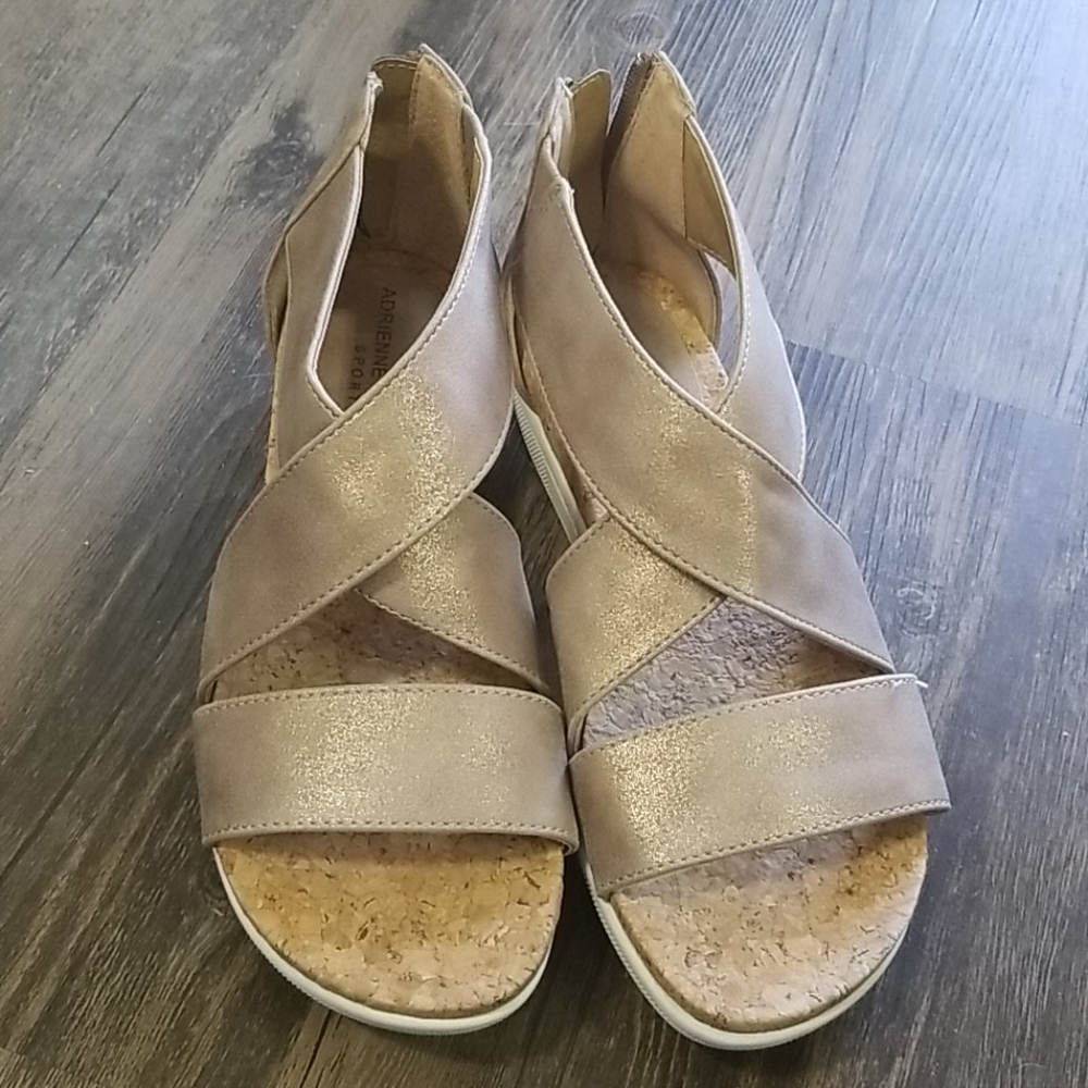 Open toed zip up Adrienne Vittadini Sandals